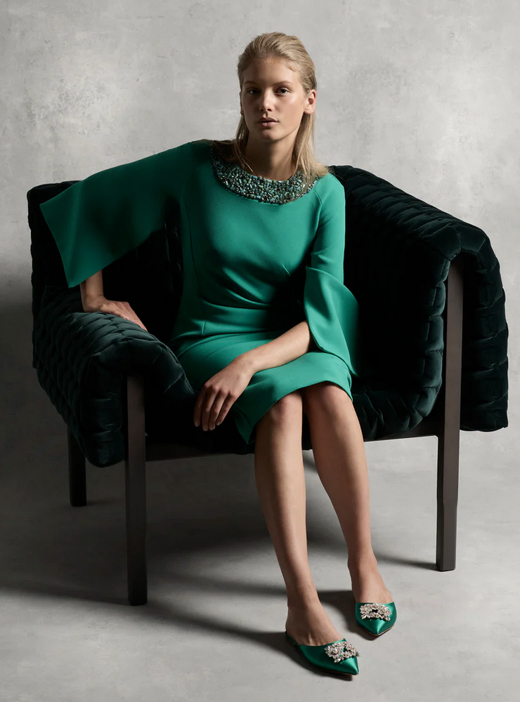 Christie Dress - Emerald