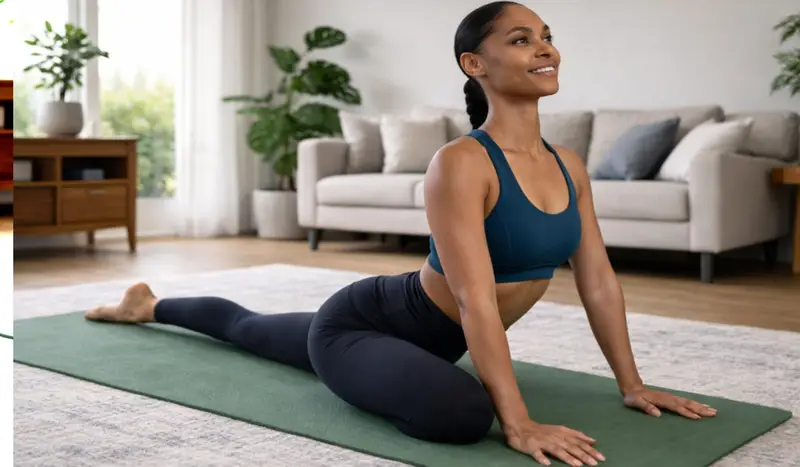 5 Yoga Moves to Loosen Tight Hips After Sitting All Day and Restore Comfortable Natural Movement