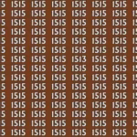 Optical Illusion IQ Test: Locate 1513 Hidden Among Similar Numbers Before the Countdown Ends